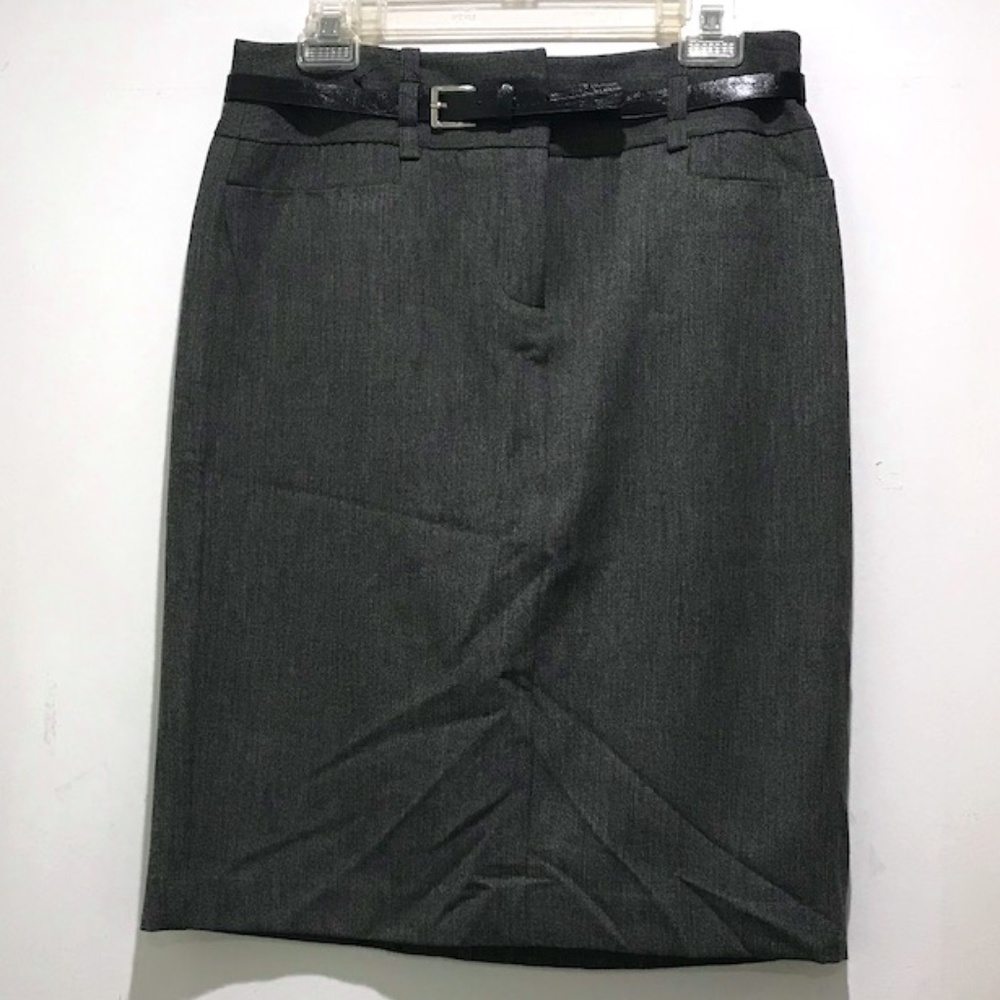 NWT Apt 9 Pencil Skirt with Belt + Faux Pockets
